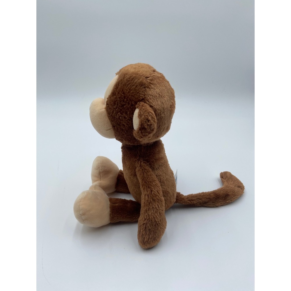 Baby Gund Nicky Noodle Monkey Brown Tan Soft Plush Stuffed Animal 6048880 - Picture 3 of 8